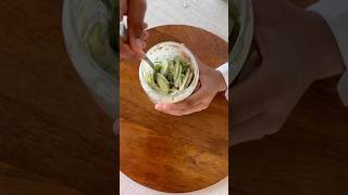 viralcucumbersalad food foodie salad recipe viral trending [upl. by Ursi]