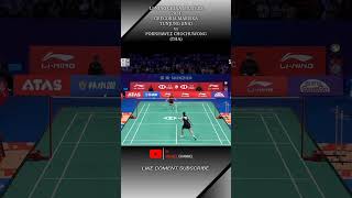 sayang sekali grego terhenti di R 32 🥺 bwfworldtour chinamasters2024 liningchinamasters2024 [upl. by Tyne35]