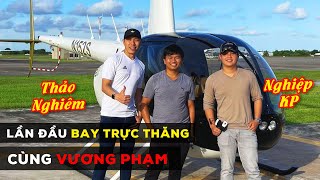 Lần đầu bay trực thăng cùng Vương Phạm  Thao Nghiem in America [upl. by Niliac]