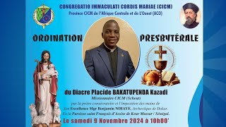 🔴Ordination Sacerdotale du Père Placide BAKATUPENDA kazadicicm Missionnaire au sénégal [upl. by Esila754]