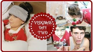 Poorly Head Old Photos amp Guinea Pigs  VLOGMAS [upl. by Litha]