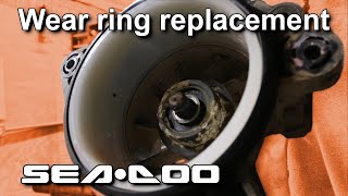 How To 185hp Seadoo Wear Ring Replacement [upl. by Maryly]