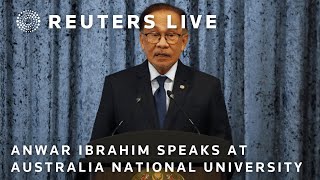 LIVE Malaysian Prime Minister Anwar Ibrahim speaks at Australian university  REUTERS [upl. by Adien228]