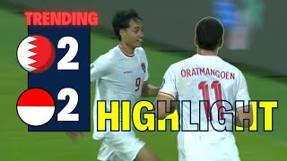 AFC indonesia vs bahrain 2024  highlight [upl. by Parthinia]