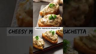 Creamy Mushroom Bruschetta  Shorts  Sanjeev Kapoor Khazana [upl. by Marge]