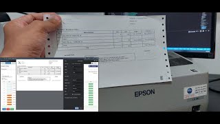 Continuous Form Setup For Printer Epson LX 310 ChromeOpera Print Preview [upl. by Ylera]