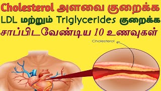 Cholesterol Control Foods in Tamil  கொலஸ்ட்ராலை உணவு மூலம் குறைப்பது எப்படி  HDL Increase food [upl. by Azral]