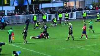 Actions du match La Rochelle Béziers du 22314 rugby Pro D2 [upl. by Nnaeiluj46]