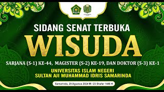 FULL  SIARAN ULANG WISUDA 29 AGUSTUS 2024  UINSI SAMARINDA [upl. by Tlaw436]