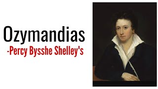 Ozymandias Percy Bysshe Shelley Summary Analysis and line by line explanation in Hindi [upl. by Jackson]