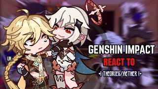 🖤✨ Fatui Harbingers React to TheoriesAether Pt2  Gacha Club  Genshin Impact [upl. by Mikaela464]