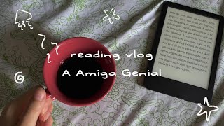 reading vlog caótico de A Amiga Genial ✼ [upl. by Yraunaj290]