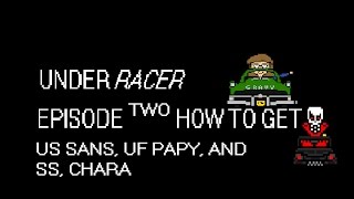 UNDERRACER CODES FOR ALL AU RACERS  A RUINED SHORT [upl. by Irrol]