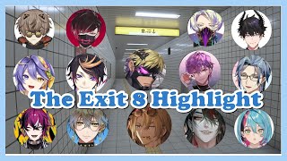 HIGHLIGHT Nijisanji EN Boys Plays quotThe EXIT 8quot Compilation [upl. by Alyehc]