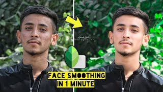 Snapseed Smooth face in 1 Minute  Skin smoothing  Portrait Effect  snapseed edit [upl. by Omlesna]