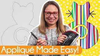 Super Easy Raw Edge Appliqué Tutorial [upl. by Dust317]