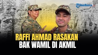 🔴 PARA MENTERI Bak Rasakan Wamil Raffi Ahmad Pakai Seragam Loreng AHY Nostalgia saat Jadi Perwira [upl. by Souvaine]