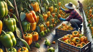 Farmers Harvest And Process Billions Of Chilies Along With Many Other Fruits And Vegetables [upl. by Radley]