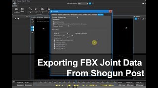 Exporting FBX Motion Data From Shogun Post [upl. by Llennod]