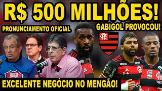 EXCELENTE NEGÓCIO NO FLAMENGO MULTA MAIOR QUE 500 MILHÕES GABIGOL PROVOCOU DE LA CRUZ NO TREINO E [upl. by Arnie777]