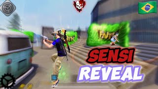 New Brazilian 🇧🇷 IPhone Sensi Reveal 📲  Free Fire Max New Settings ⚙️ [upl. by Atiken]