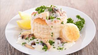 Recette  Vol au vent crevette champignon [upl. by Delaryd]