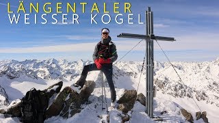 Längentaler Weisser Kogel 3218m  Traumhafte Skitour mit tollem Panorama  Sellrain [upl. by Rich364]