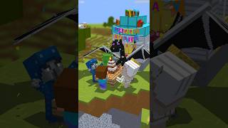 6  HELP Herobrine Celebrate Baby Ender Dragons Birthday  Minecraft Animation shorts [upl. by Anemolif]