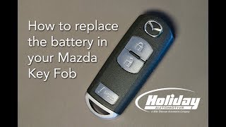 How to Replace the Battery in Your Mazda Key Fob [upl. by Bentlee]