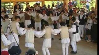 23 Gyimesi táncok az 1000 éves határnál  Trad Hungarian dancers Transylvania 2009 Pentecost [upl. by Anit]