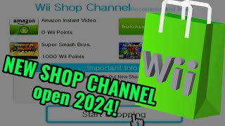 Wii SHOP CHANNEL IS BACK Kind of Fan Revival shop Tutorial [upl. by Nofets]