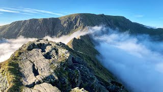 Helvellyn Cloud Inversion Hike Via Striding Edge [upl. by Almira]