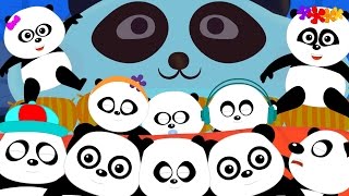 Panda Ten In The Bed  Nursery Rhymes  Kids Songs  Children Rhymes [upl. by Kotta298]