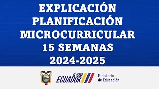 EXPLICACIÓN PLANIFICACIÓN DEL PRIMER TRIMESTRE FÍSICA 1RO BGU 20242025 [upl. by Eintrok666]