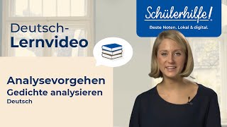 Gedichtanalyse  Textanalyse amp interpretation🎓 Schülerhilfe Lernvideo Deutsch [upl. by Alexandrina]