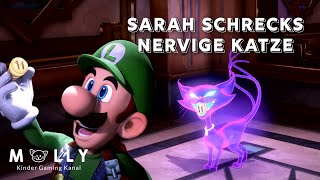 Sarah Schrecks Katze nervt Luigis Mansion 3  Molly Kinderkanal Gaming Kinder Folge 17 [upl. by Misab101]