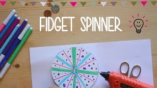 Fidget Spinner  Basteln mit Kind  DIY Anleitung [upl. by Keller]