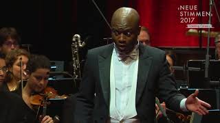 NEUE STIMMEN 2017  Semifinal Martin Mkhize sings quotVotre toast je peux vous le rendrequot Carmen [upl. by Lyall]