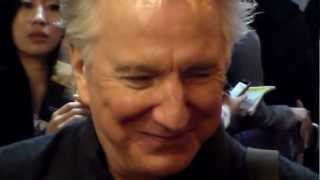 Alan Rickman after Seminar on Broadway 31612 [upl. by Kilroy]