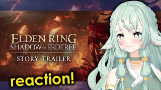 ELDEN RING SHADOW OF THE ERDTREE Story Trailer Reaction [upl. by Aerdnna]