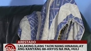 Lalaking ilang taon nang hinahalay ang kanyang 88anyos na ina huli [upl. by Josler475]