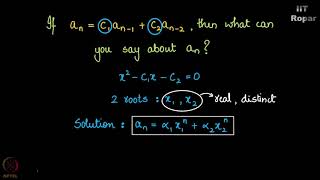 Solving Linear Recurrence Relations A theorem [upl. by Base]