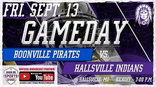 FB Hallsville Indians vs Boonville Pirates 091324 Broadcast 0640 [upl. by Nelag50]