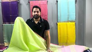 Latest linen sarees price amp new modelBhagalpuri Linen and silk sarees manufacturer online shopping [upl. by Haliled377]