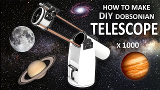 How To Make DIY Telescope  Experiment At Home [upl. by Eilliw]