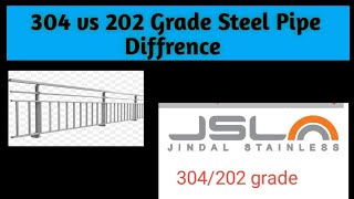 Stainless steel 304 vs 202 grade  How to check Steel Grade  Price 2024  Best company [upl. by Suryt]