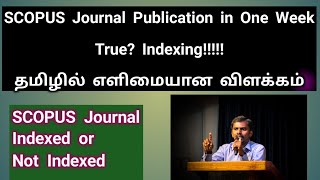 SCOPUS Publication in One Week Can I Publish in this SCOPUS Journal  Tamil  Milton Joe [upl. by Nayarb153]