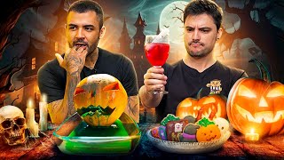 PROVANDO COMIDAS DE HALLOWEEN CASEIRAS X COMPRADAS [upl. by Paxon]