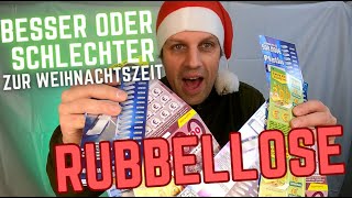 Rubbellose Jackpot zur Weihnachtszeit  MEHR oder WENIGER GEWINN 🤬🤬🤬🤬 [upl. by Owain]