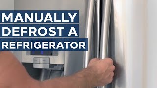 How to Manually Defrost Your Refrigerator  Sears [upl. by Oiredised830]